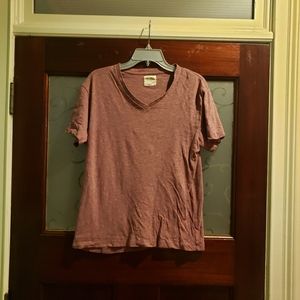 Soft J.Crew Mens Vintage Tee Purple/Maroon! S